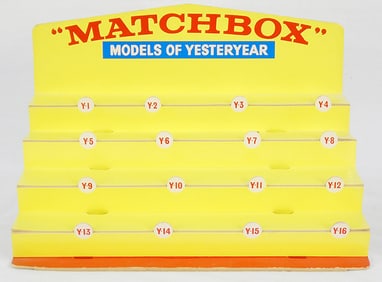 MATCHBOX MODELS OF YESTERYEAR COUNTER DISPLAY