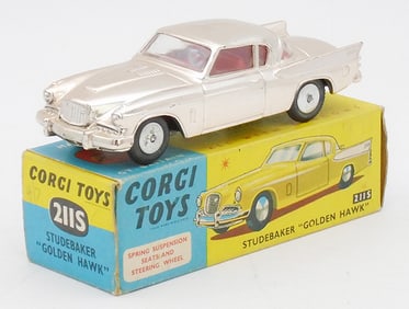 CORGI 211S STUDEBAKER GOLDEN HAWK