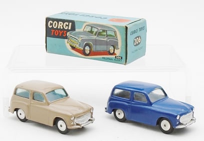 2 CORGI HILLMAN HUSKYS