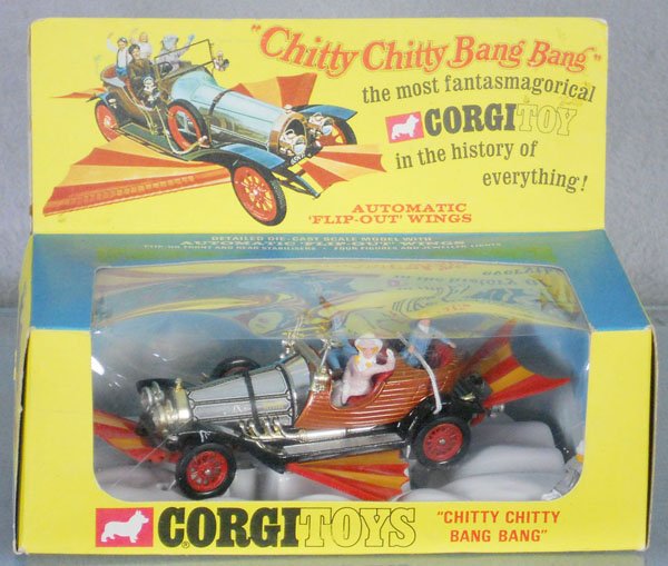 CORGI 266 CHITTY CHITTY BANG BANG: 1 figure loose but there, orig box & insert, C9-10.