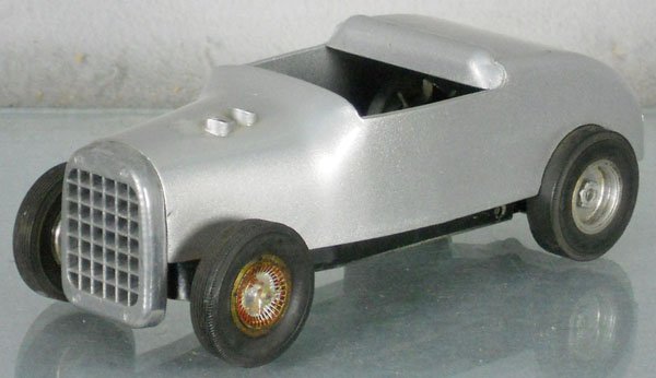 COX HOT ROD: die cast, gas-engined, 7 1/2" long, C6-7.