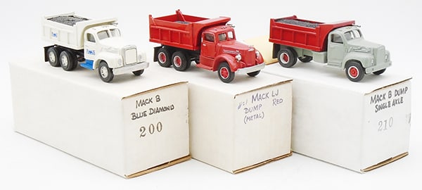 3 DEHANES MACK DUMP TRUCKS (1 of 2)