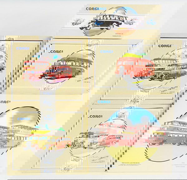 5 CORGI COMMERCIAL BUSES (1 of 2)