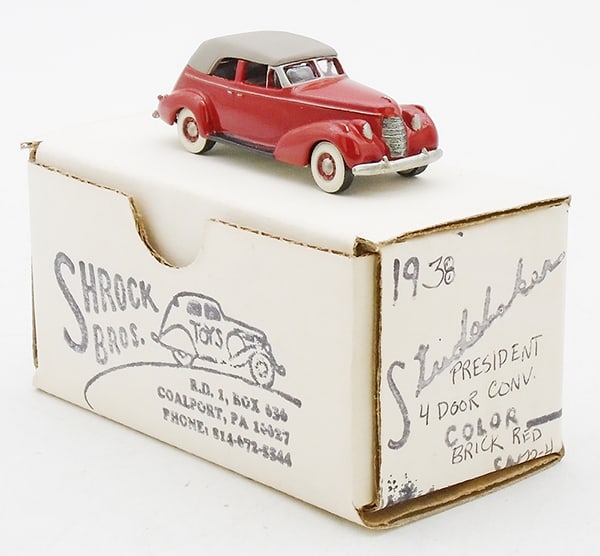 SHROCK BROS 1938 STUDEBAKER PRESIDENT 4 DR CONV. (1 of 2)