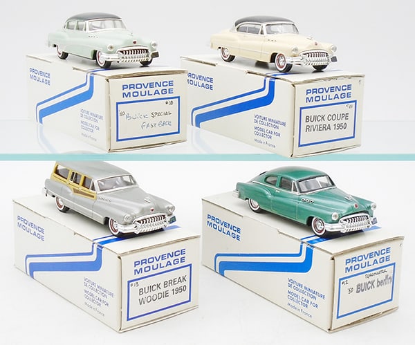 4 PROVENCE MOULAGE 1950 BUICKS (1 of 2)