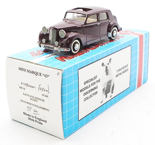 MINI MARQUE UK34A 1947/53 AUSTIN A125 SHEERLINE SALOON (1 of 2)
