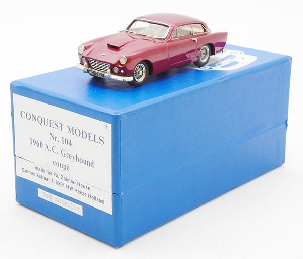CONQUEST MODELS #104 1960 AC GREYHOUND COUPE (1 of 2)