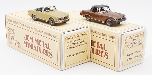 2 JEM MINIATURES MG AUTOS (1 of 2)