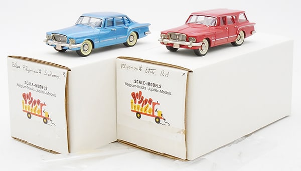 2 JUPITER MODELS 1960 PLYMOUTH VALIANTS (1 of 2)