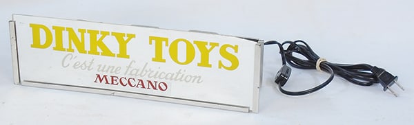 FRENCH DINKY ILLUMINATED SHOP SIGN
