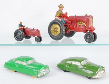 4 AUBURN RUBBER VEHICLES