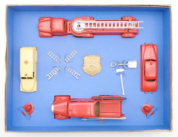 TOOTSIETOY 5211 FIRE DEPARTMENT SET