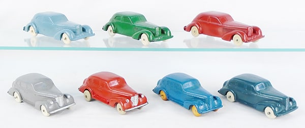 5 AUBURN RUBBER VEHICLES