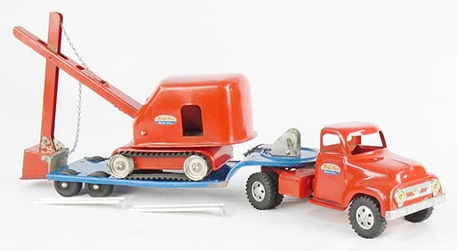 TONKA 1956 #120 TRACTOR & CARRY-ALL