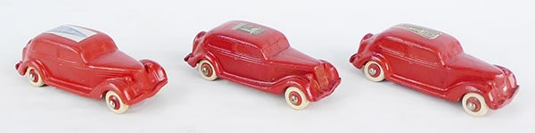 3 1935-36 FIRESTONE FORD TRUNKBACK SEDANS