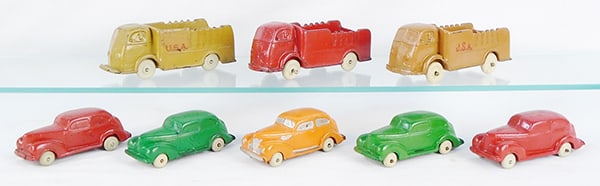 8 AUBURN RUBBER VEHICLES