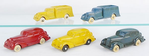 5 RAINBOW RUBBER VEHICLES