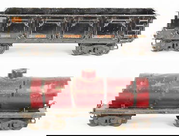 2 BUDDY L OUTDOOR RR CARS