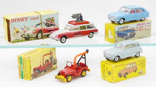 4 FRENCH DINKY VEHICLES