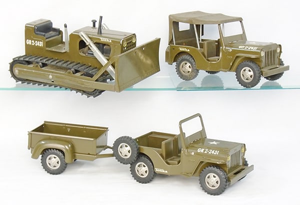 4 TONKA ARMY VEHICLES (1 of 2)