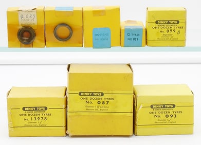 8 DINKY TYRES SETS