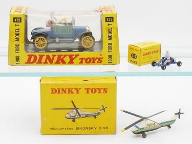 3 DINKY VEHICLES