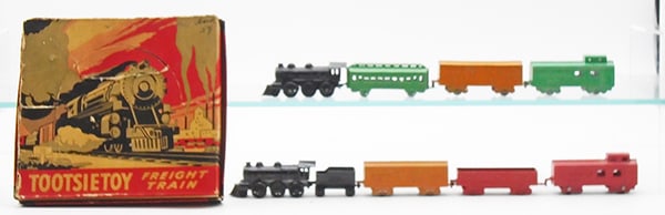 3 TOOTSIETOY TRAIN SETS