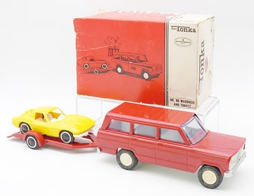 MINI TONKA 80 WAGONEER & TRAILER