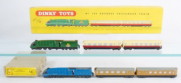 2 DINKY TRAIN SETS