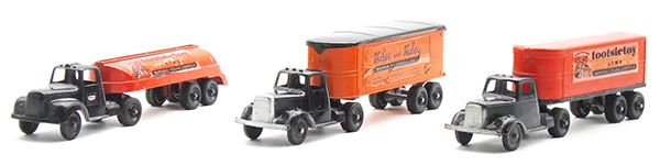 3 TOOTSIETOY MACK TRUCKS