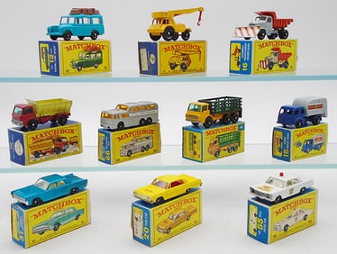 10 MATCHBOX VEHICLES