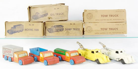 5 SUPERIOR & METAL MASTERS TRUCKS