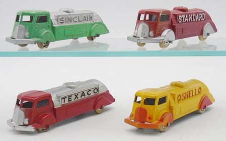4 TOOTSIETOY OIL TANKERS