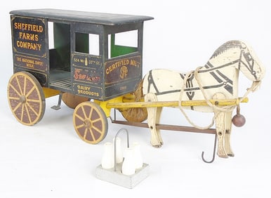 RICH TOY SHEFFIELD FARMS MILK WAGON