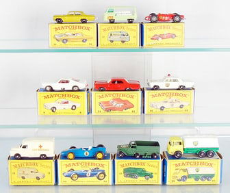 10 MATCHBOX VEHICLES