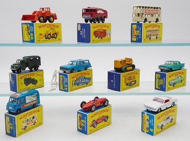 10 MATCHBOX VEHICLES