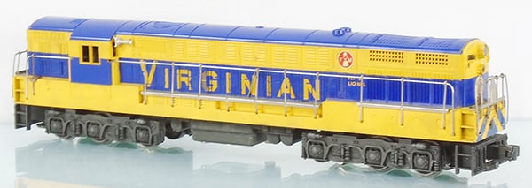 LIONEL 2331 VIRGINIAN FM: O ga, no screw cracks, C7-8.