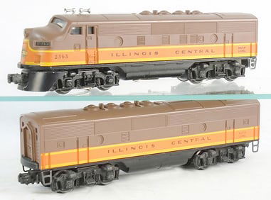 LIONEL 2363 ILLINOIS CENTRAL F3 AA DIESELS
