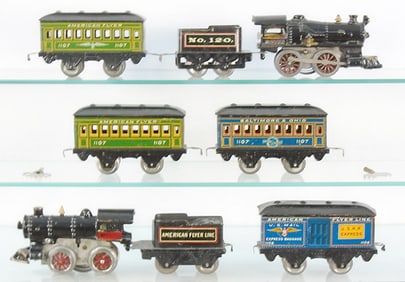 2 AMERICAN FLYER TRAIN SETS