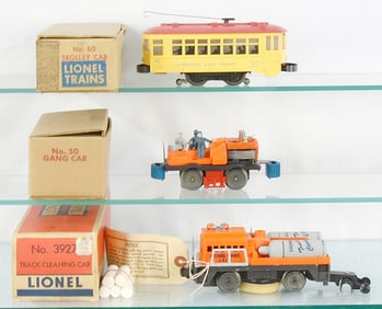 3 LIONEL MOTORIZED UNITS