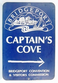 BRIDGEPORT CAPTAINS COVE SIGN
