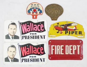 LICENSE PLATES & TOPPERS