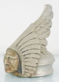 1927 PONTIAC INDIAN RADIATOR CAP ORNAMENT