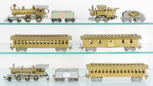 3 MANTUA BRASS TRAIN SETS