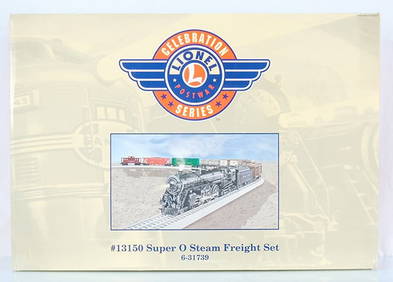 LIONEL 31739 SUPER O STEAM FREIGHT SET (1 of 3)