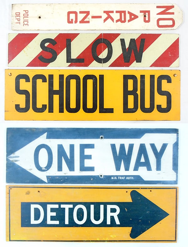 5 WOOD STREET SIGNS (1 of 1)