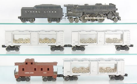 LIONEL GOLD BULLION TRAIN SET