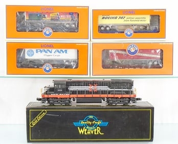 WEAVER & LIONEL TRAIN SET