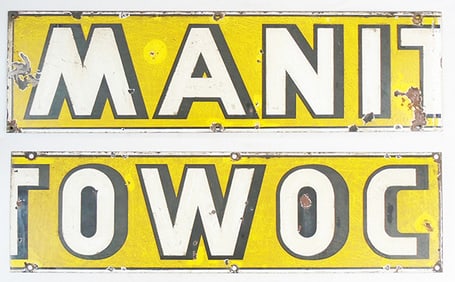 MANITOWOC CRANE SIGN