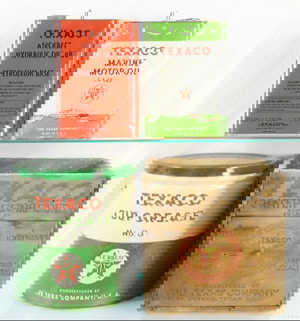 4 TEXACO AUTOMOTIVE CONTAINERS (1 of 2)